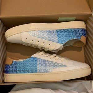 Blue Ombré Soludos sneakers